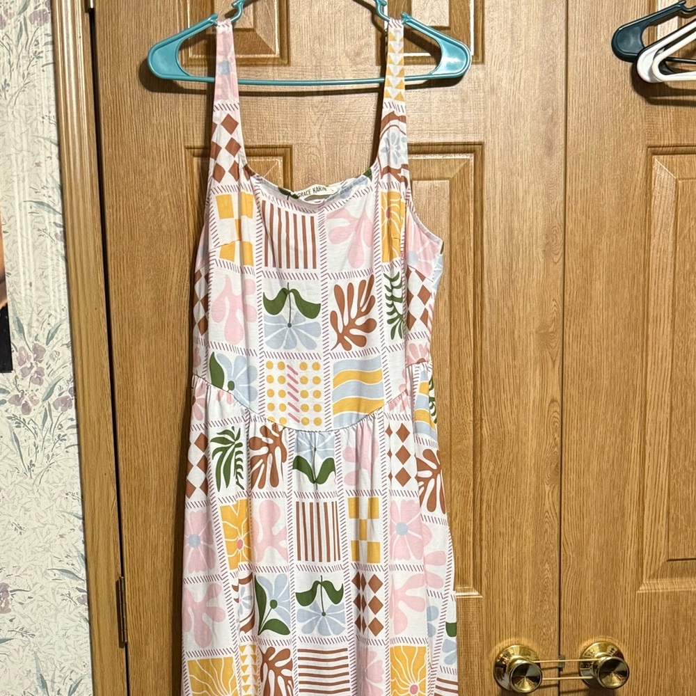 Grace Karin Pastel Floral Dress